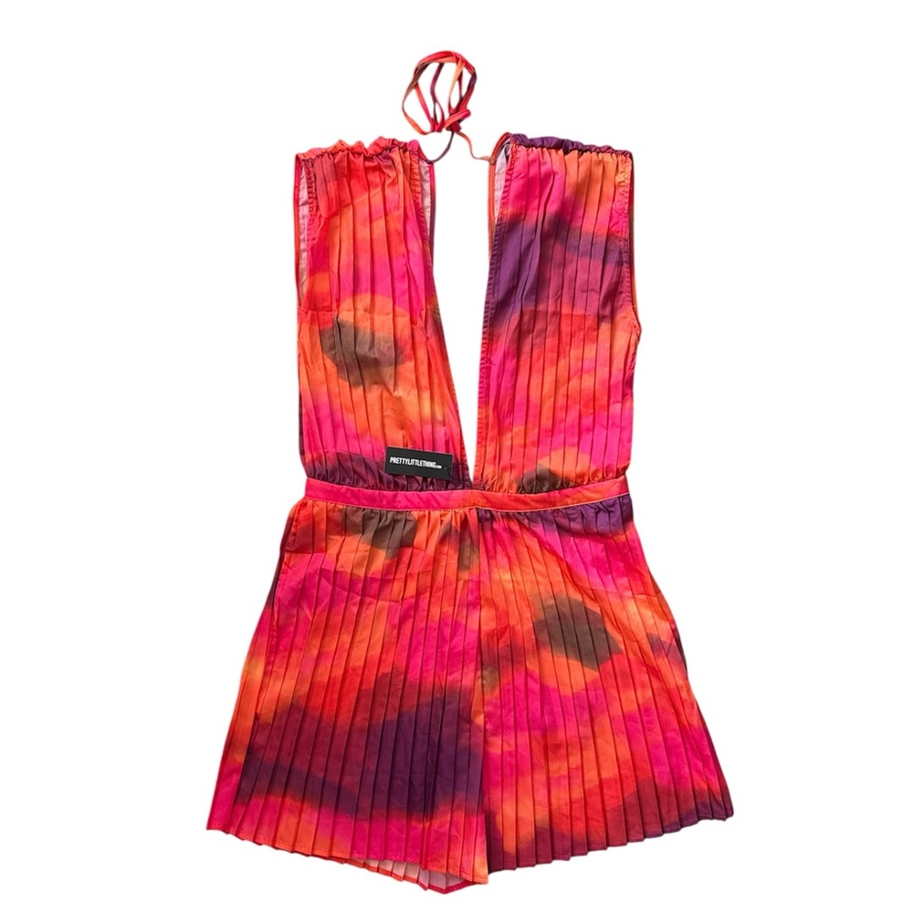 Plus Size Vibrant Romper PrettyLittleThing NWT